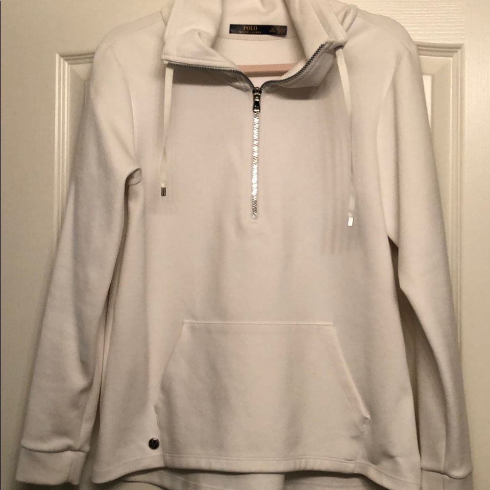 Polo Ralph Lauren white sweatshirt. Size M
